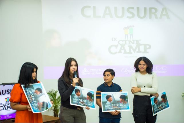 Finaliza IX edición de Cine Camp Nicaragua