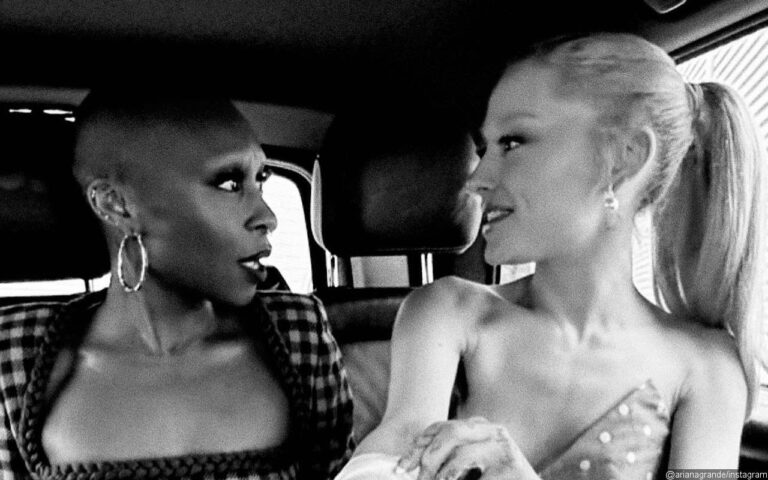 Ariana Grande y Cynthia Erivo en primera plana