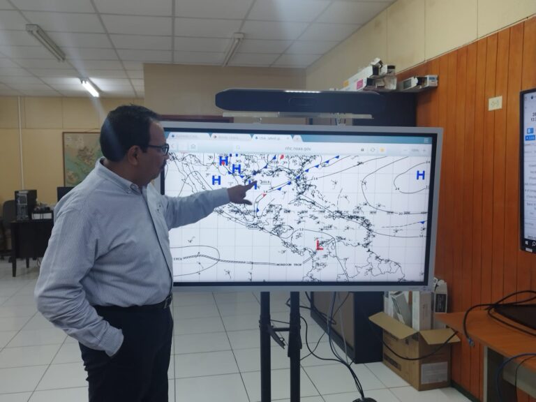 Nicaragua estará influenciada esta semana por altas presiones