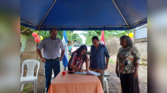 Autoridades de la Alcaldía realizaron la entrega de sitio, para proyecto.