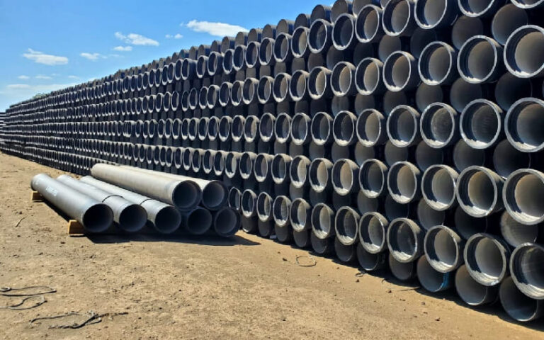 Reciben lote de nuevas tuberías para el mejoramiento del agua potable en León