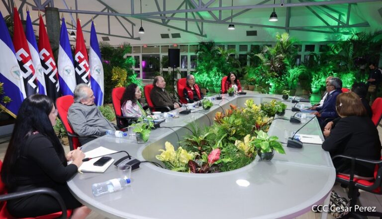  “Orgullosos de haber recibido al Presidente del PARLACEN”, destaca Rosario Murillo