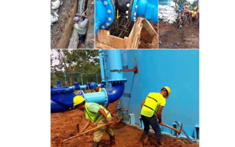 Enacal mejora servicio de agua potable en Nueva Guinea