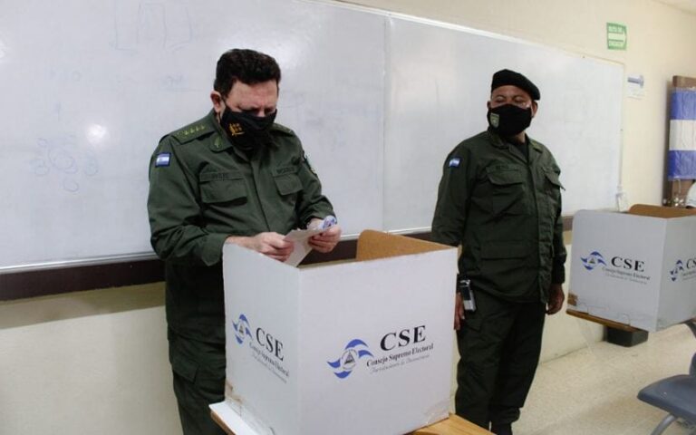 Ejército de Nicaragua desplazado para las elecciones municipales