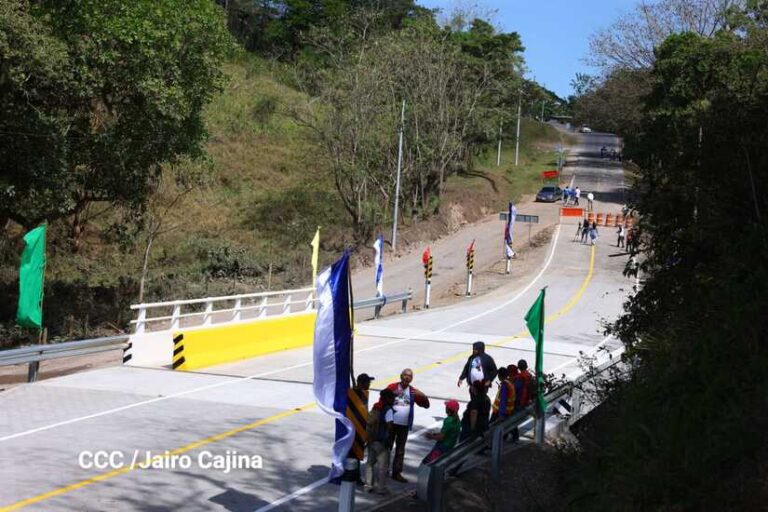 Inauguran puente El Naranjal en Juigalpa