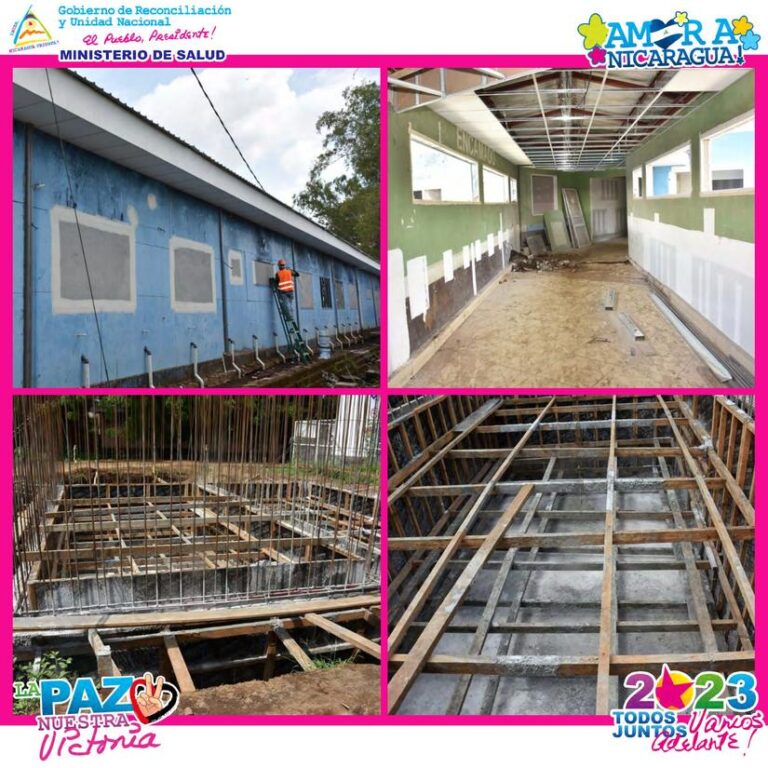 Avanza en un 30% la construcción del Centro para Hemodiálisis en Chinandega