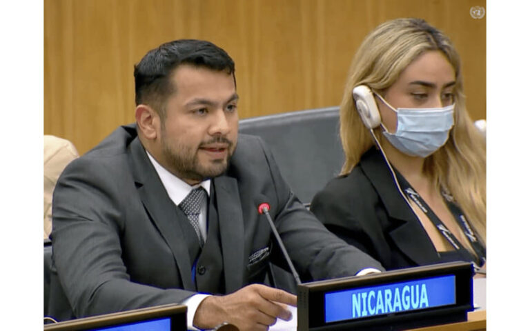 Nicaragua en segunda comisión de Asamblea General de la ONU