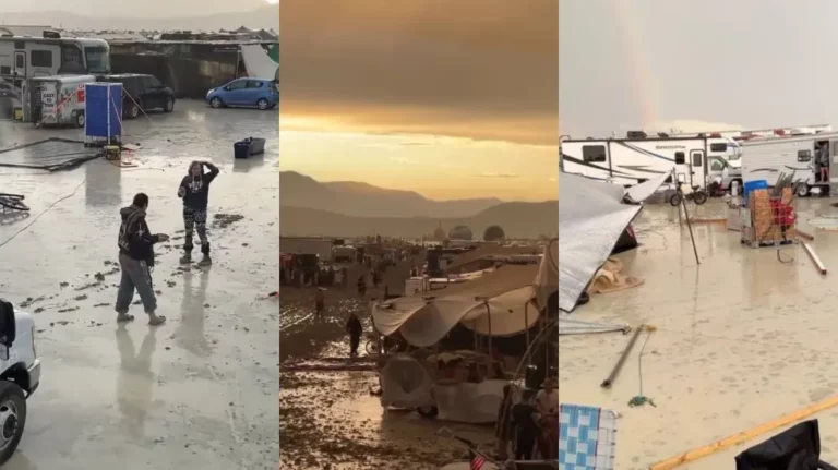 Miles quedan atrapados debido a las lluvias en Nevada, EEUU