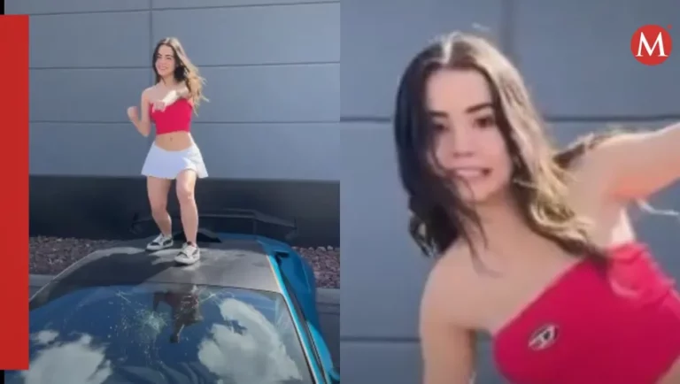 Influencer destroza un Lamborghini al hacer baile viral