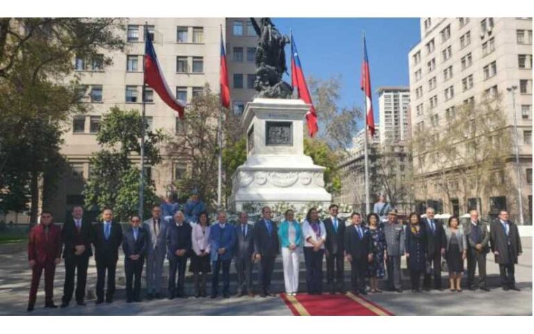 Embajada de Nicaragua en Chile celebró Independencia de Centroamérica