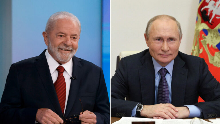 Putin y Lula da Silva sostienen conversación telefónica