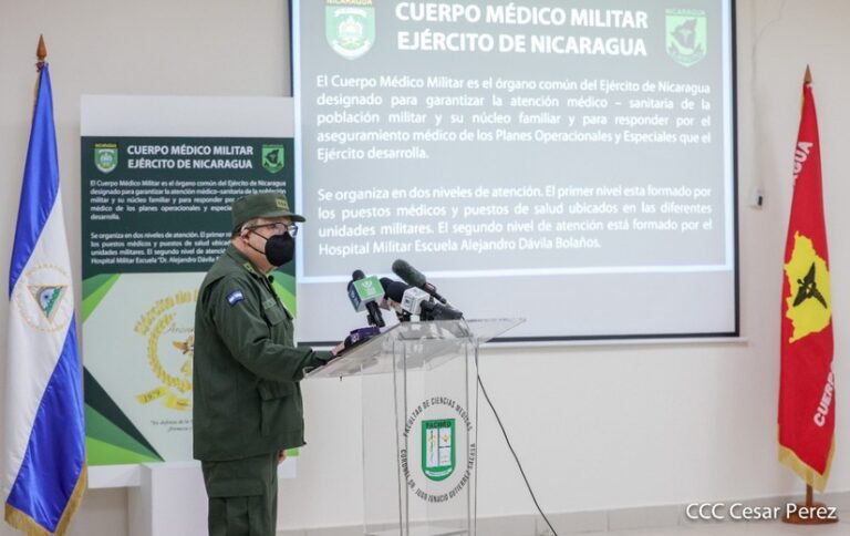 Cuerpo Médico Militar presenta resultados correspondiente a un año