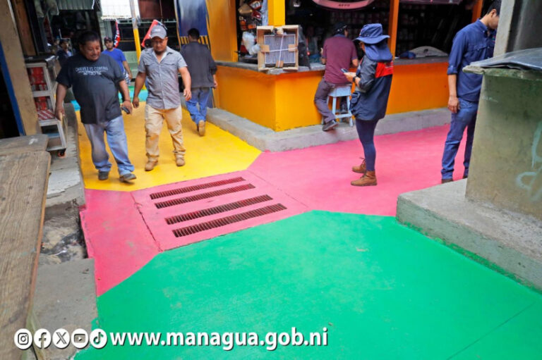 ALMA inaugura obras de drenaje pluvial en el Mercado Oriental