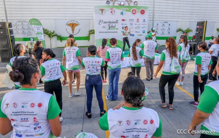 Hospital Militar lleva a cabo un evento deportivo impulsando hábitos saludables