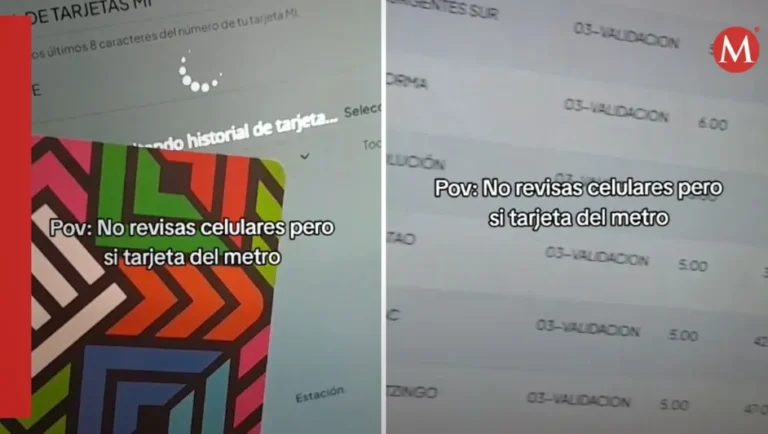Mujer espía a su pareja mediante su tarjeta del METRO
