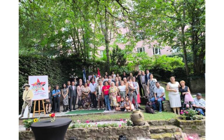 Embajada de Nicaragua en Bélgica se unió a la gran celebración del 45 aniversario de Revolución Sandinista