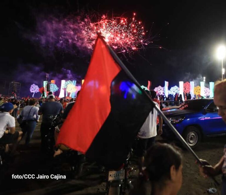 Centenares de nicaragüenses reciben a lo grande el 45/19