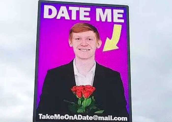 Busca novia a través de un anuncio publicitario