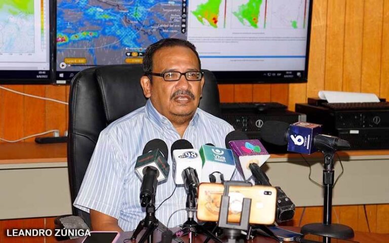 Continuará lloviendo en Nicaragua