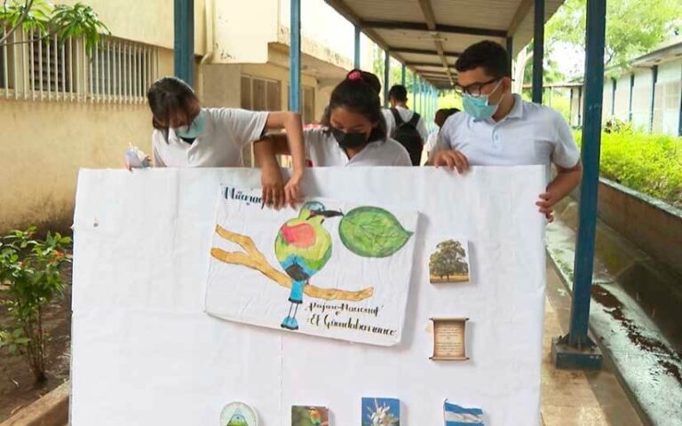 Instituto Goyena inicia decoraciones en celebración del mes patrio