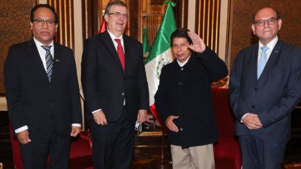 Pdte. de Perú se reúne con canciller mexicano