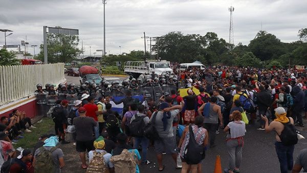 Rescatan 156 migrantes en México