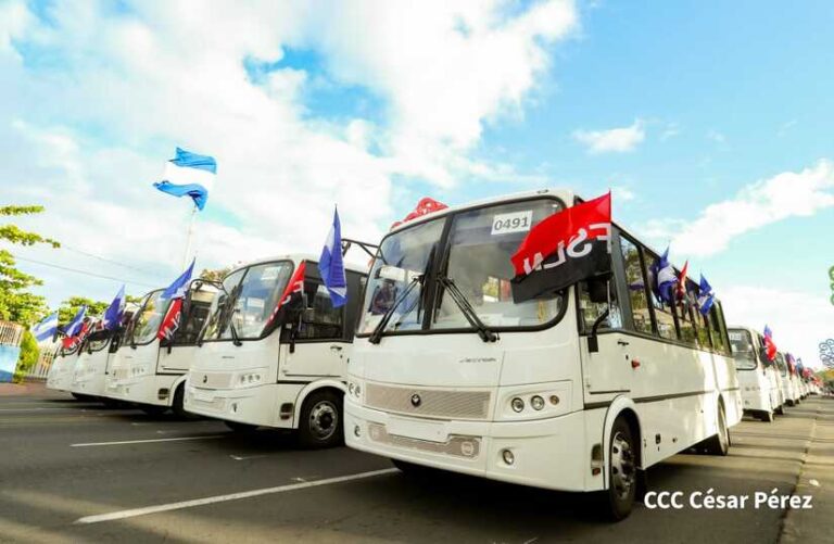 Gobierno de Nicaragua avanza en modernización del transporte colectivo