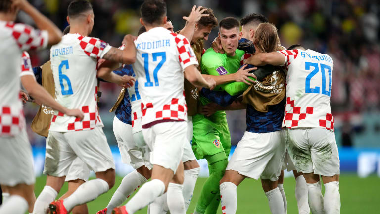 Croacia avanza a  semifinales, Brasil eliminado