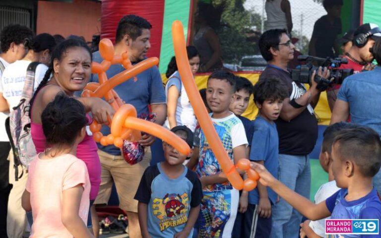 Niños de Ciudadela Nicaragua disfrutan de tardeada