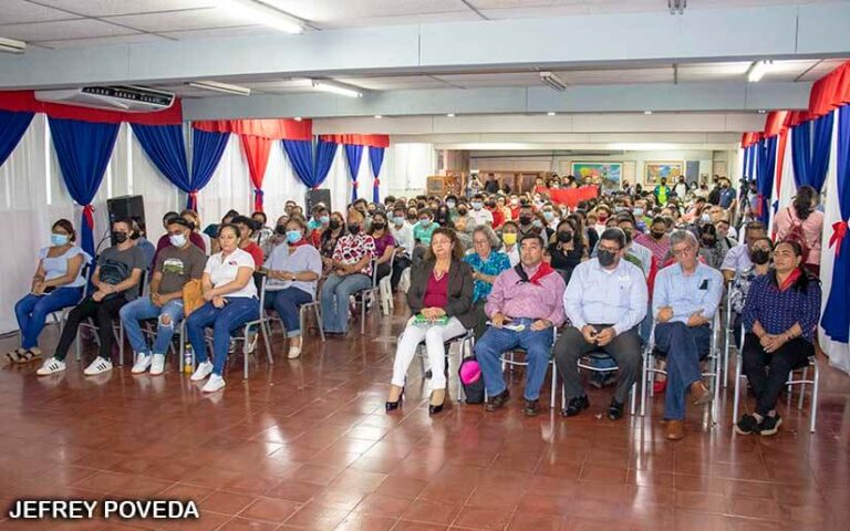 Candidatos del FSLN Presentan su plan de trabajo a estudiantes universitarios