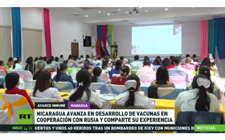 Nicaragua avanza en el desarrollo de vacunas en cooperación con Rusia y comparte su experiencia