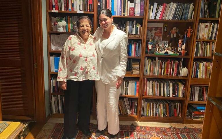 Embajadora en Colombia sostuvo encuentro con la Dirigente Política y Escritora Gloria Gaitán