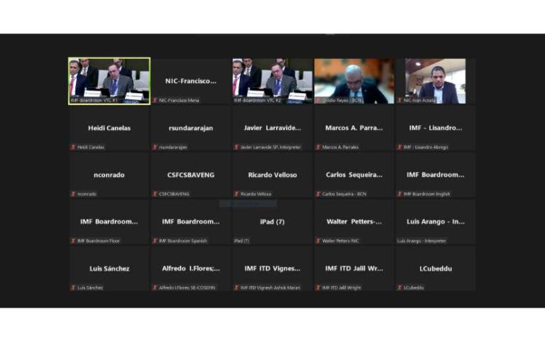 Nicaragua participó en el Consejo de Ministros de Finanzas de Centroamérica