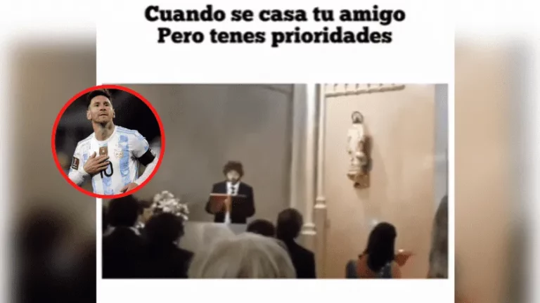 Durante una boda piden por Messi para que gane el Mundial