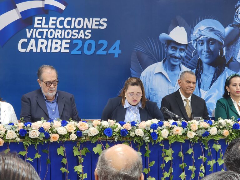 Alianza FSLN encabeza resultados preliminares de Elecciones Victoriosas Caribe 2024