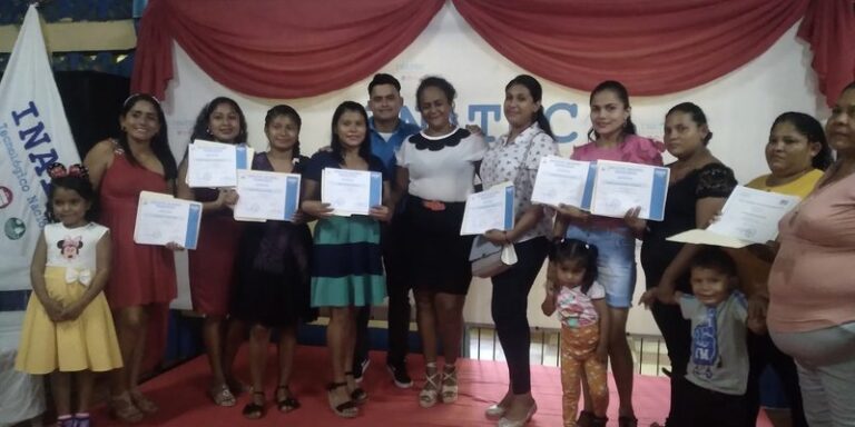 Más de 100 protagonistas concluyen cursos técnicos en Isla de Ometepe